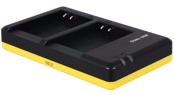 Duo oplader voor 2 camera accu's Nikon EN-EL23