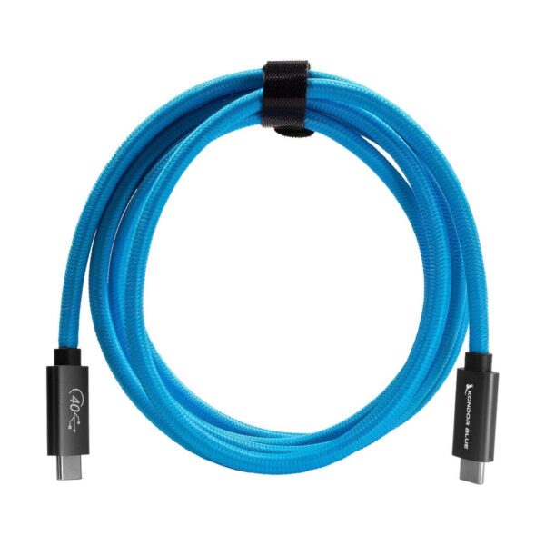 Kondor Blue Thunderbolt 4.0 USB-C kabel 6' Blue