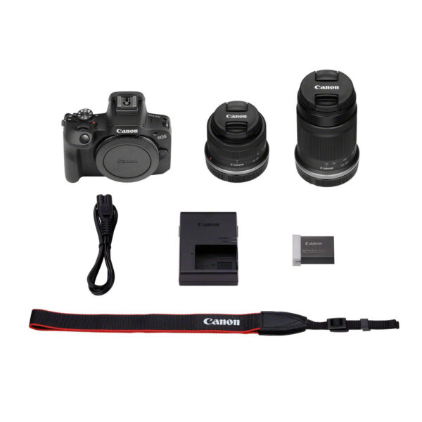Canon EOS R100 + 18-45mm + 55-210mm