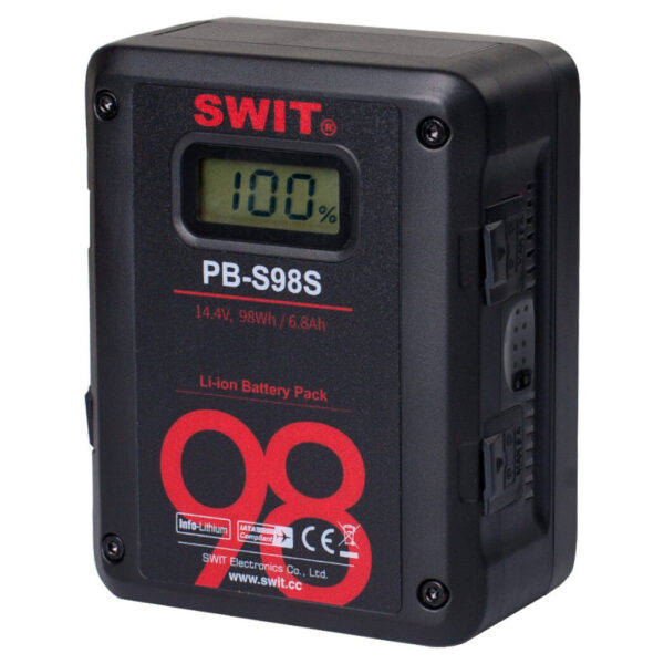 SWIT PB-S98S 98Wh Multi-Sockets Square Cine V-Mount Battery