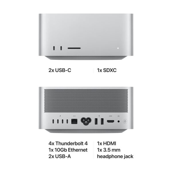 Refurbished Mac Studio M1 Max 10 core CPU 24 core GPU 32GB 512GB Zichtbaar gebruikt