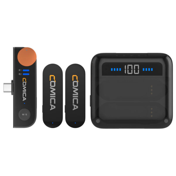 Comica Vimo S UC Draadloos Microfoonsysteem met 2 zenders voor USB-C