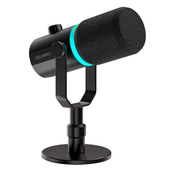 Feelworld PM1 XLR USB Dynamic Microphone for Podcasting Recording Gaming Live Streaming