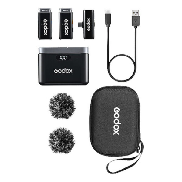 Godox WES2 2-person Wireless Microphone System USB-C