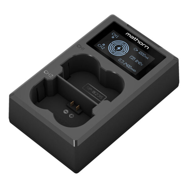 Mathorn dual charger MBC-D230 USB-C for Fujifilm NP-W235