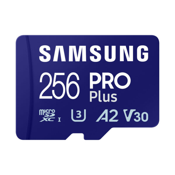 Samsung 256GB Micro SD Pro Plus (2023) + USB-adapter