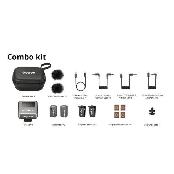 Godox Magic XT1 Combo 2.4GHz Wireless Microphone System