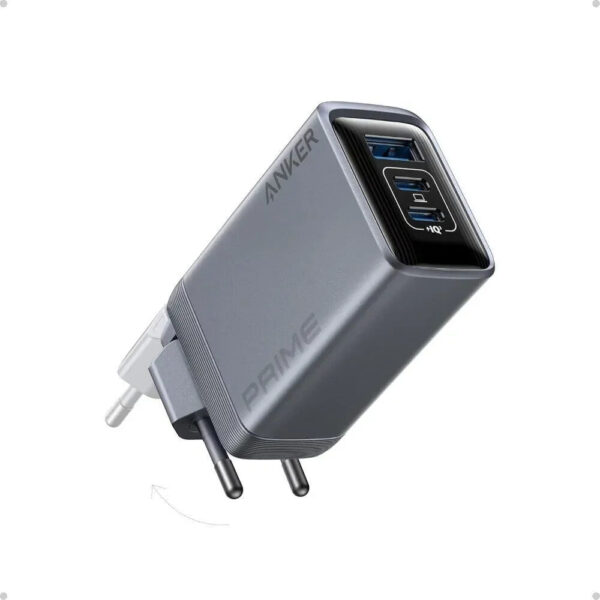 Anker Prime Snellader 100W GaN 3-poorts Zwart