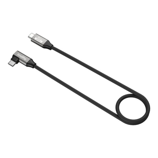 SmallRig 5076 USB-C Straight to Right Angled Cable 60cm