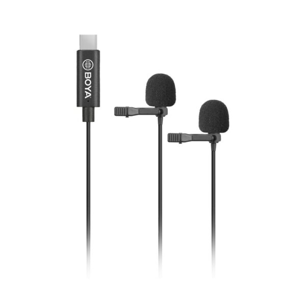 Boya BY-M3D Duo Lavalier microfoon for USB-C