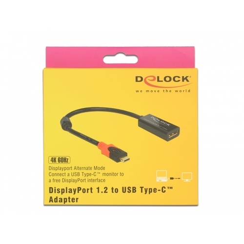 DeLOCK DisplayPort adapter voor USB-C monitor 4K