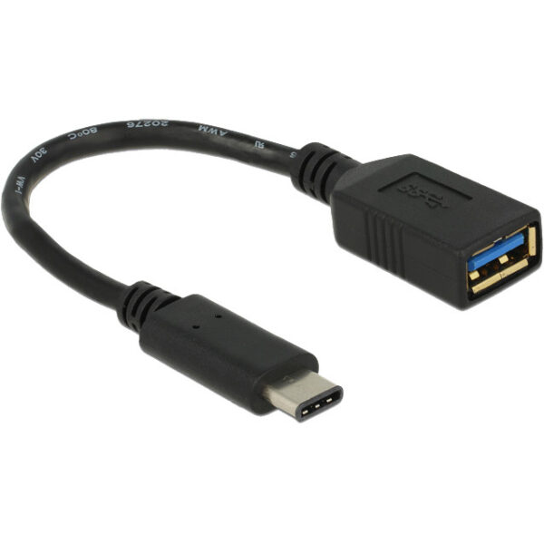 DeLOCK SuperSpeed USB-C 3.1, Gen 1 male > USB-A female adapter