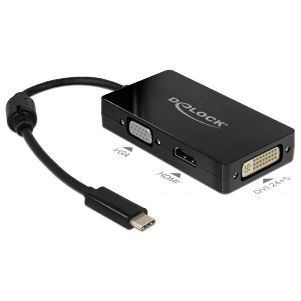 DeLOCK USB-C > VGA / HDMI / DVI / DisplayPort adapter
