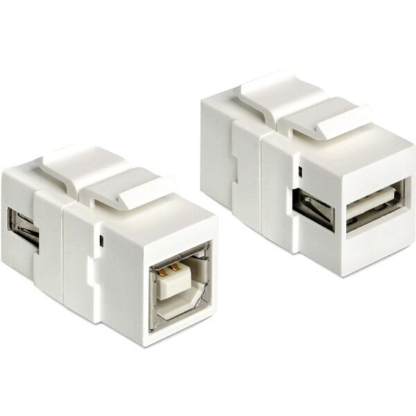 DeLOCK Keystone Module USB 2.0 A naar USB 2.0 B aansluiting