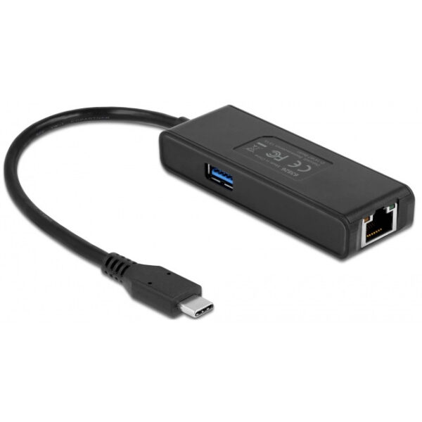 DeLOCK USB-C Adapter naar 2,5 Gigabit Lan met USB-A female