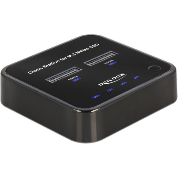 DeLOCK M.2 Docking Station for 2 x M.2 NVMe PCIe SSD with Clone function dockingstation