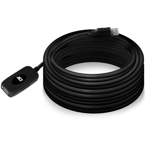 ACT Connectivity USB 2.0 Signaalversterker, 10 meter kabel