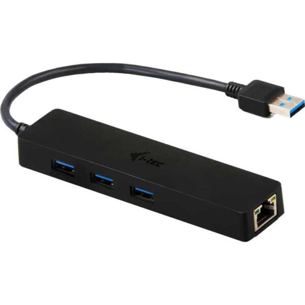 i-tec 3-Port USB 3.0 Slim + Gigabit LAN usb-hub