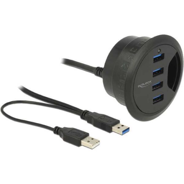 DeLOCK In-Desk Hub 4 Port USB 3.0 usb-hub