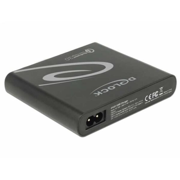 DeLOCK USB Oplader 1x USB Type-C + 3x USB Type-A
