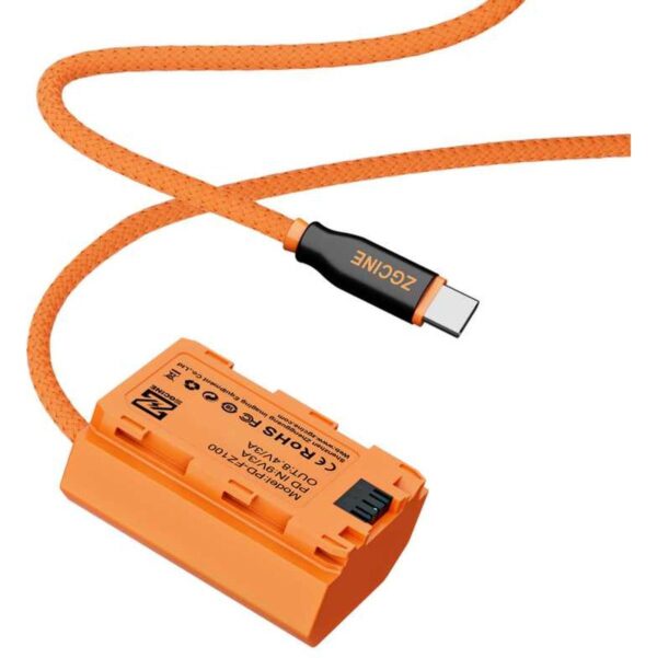 Zgcine USB-C To NP-FZ100 Dummy Battery Cable (PD-FZ100)