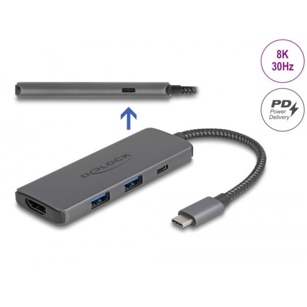 DeLOCK USB Type-C Docking Station 8K dockingstation