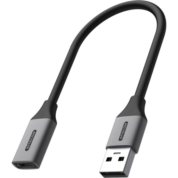 Sitecom USB-A naar USB-C adapter met kabel