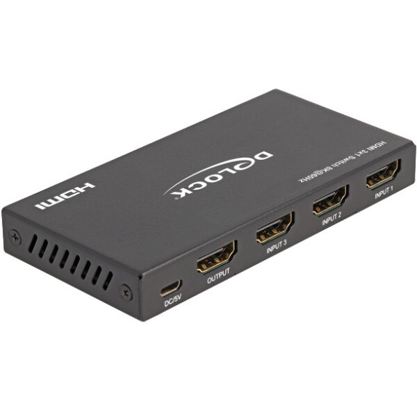DeLOCK HDMI Switch 3x HDMI in to 1x 8k 60 Hz