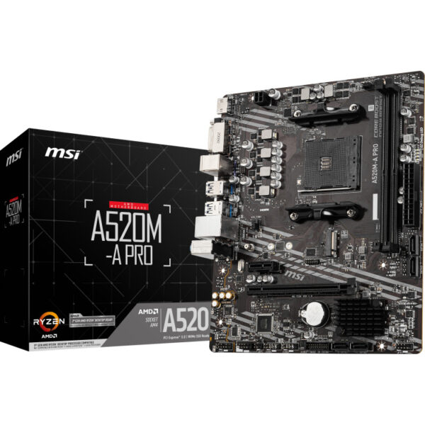 MSI A520M-A PRO moederbord