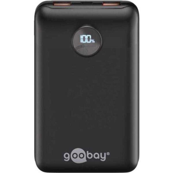 goobay Power Bank Compact 20.000 mAh powerbank