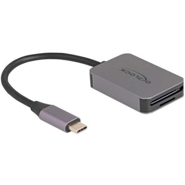 DeLOCK USB-C kaartlezer voor SD of micro SD geheugenkaarten