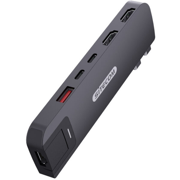 Sitecom 6-in-2 MacBook Pro Multiport Hub dockingstation