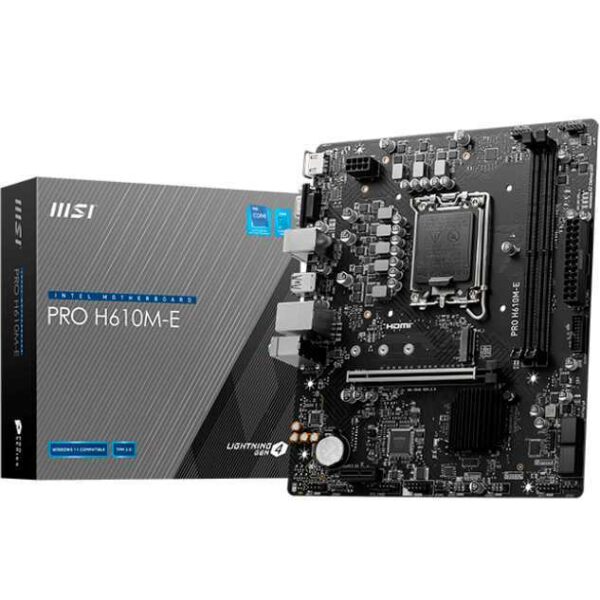 MSI PRO H610M-E moederbord