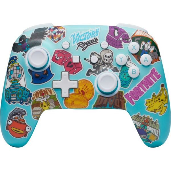 PowerA Geavanceerde draadloze controller voor Nintendo Switch - Fortnite-stickerwaanzin gamepad