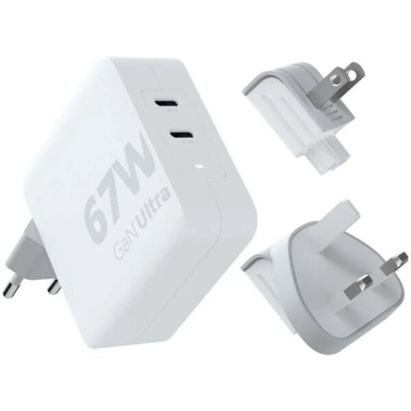 Xtorm 67W GaN-Ultra Travel Adapter + USB-C PD Kabel oplader