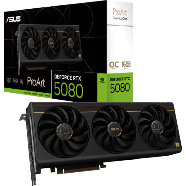 ASUS GeForce RTX 5080 ProArt 16GB GDDR7 OC Edition grafische kaart