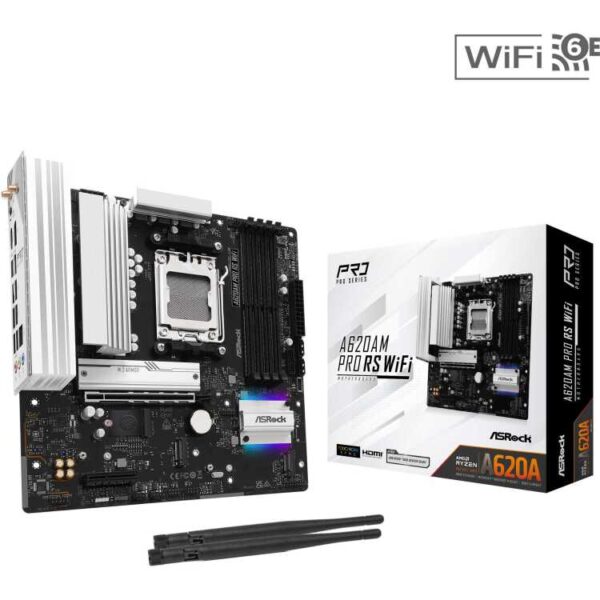 ASRock A620AM PRO RS WIFI moederbord