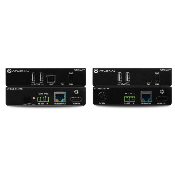 Atlona AT-OME-EX-KIT-LT HDBaseT 4K/UHD HDMI Extender | 70 meter | USB | Zwart