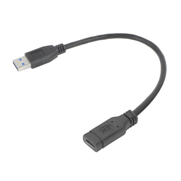 ACT AC7460 USB-kabel | USB-A male - USB-C® female | adapterkabel | 20 cm