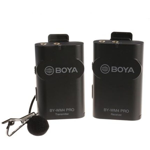 Boya 2.4 GHz Duo Lavalier Microfoon Draadloos BY-WM4 Pro-K1
