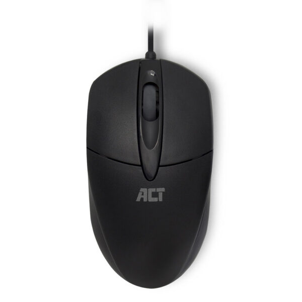 ACT AC5005 Optische Muis | Bekabeld | USB | 1000 dpi | Links- en Rechtshandig |Zwart