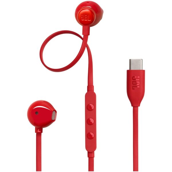 JBL Tune 305C Oordopjes Rood