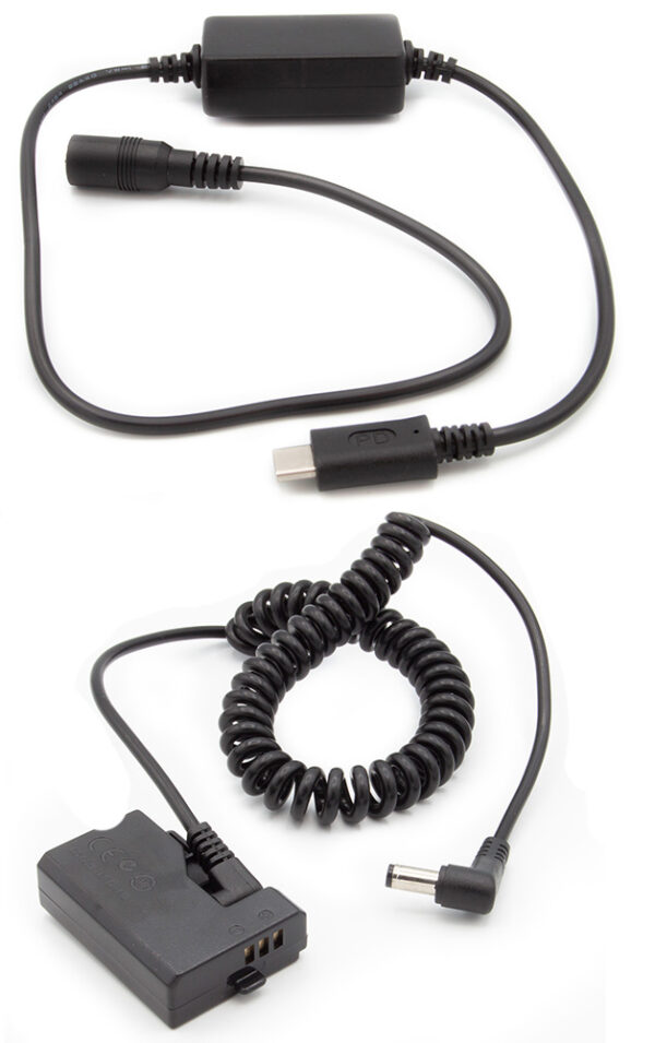 Dummy accu USB-C adapterset DR-E10 accutype Canon LP-E10