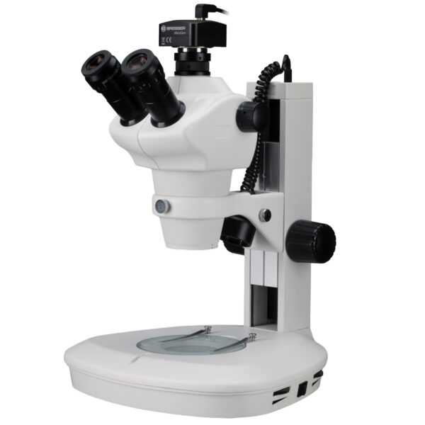 BRESSER Zoom-stereomicroscoop Science ETD-201 8-50x Trino met MikroCam SP 5.0 Microscoopcamera