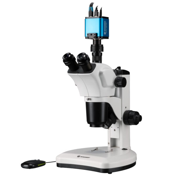 BRESSER Zoom-stereomicroscoop Science ETD-301 7-63x Trino met MikroCam PRO HDMI 5MP Microscoopcamera