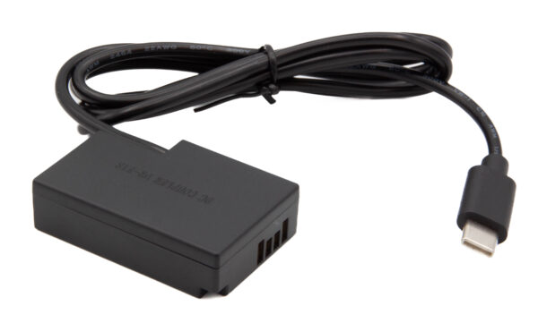 ChiliPower DR-E17 dummy accu USB-C adapterset voor o.a. Canon EOS M3, EOS M5, EOS M6 en EOS M6 II