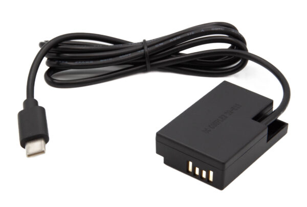 ChiliPower DR-E18 dummy accu USB-C adapterset voor o.a. Canon EOS 750D, EOS 760D, EOS 800D, EOS R8, EOS R50, EOS R100, EOS RP