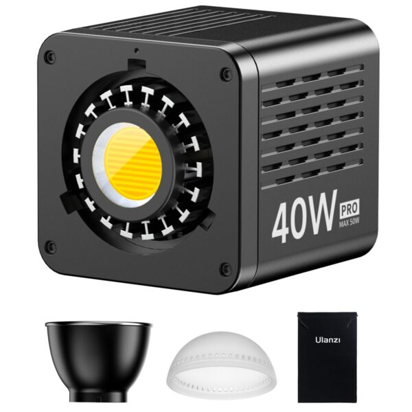 Ulanzi 40W PRO COB Lamp Bi-Color met accu & USB-C - tot 50W