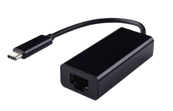 USB-C Gigabit netwerkadapter, zwart