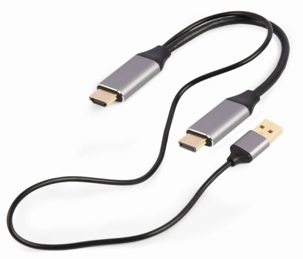 Actieve 4K HDMI naar DisplayPort-adapter, zwart
